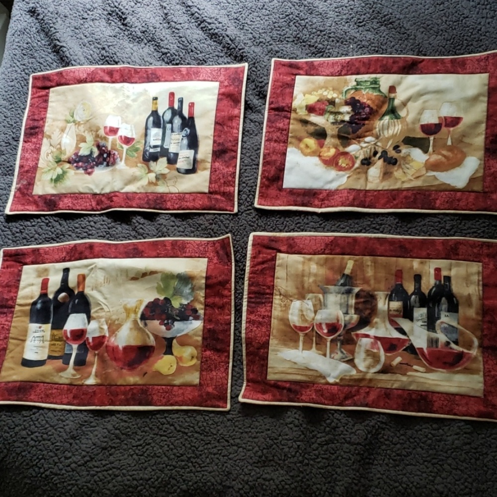 Wine Plate mats